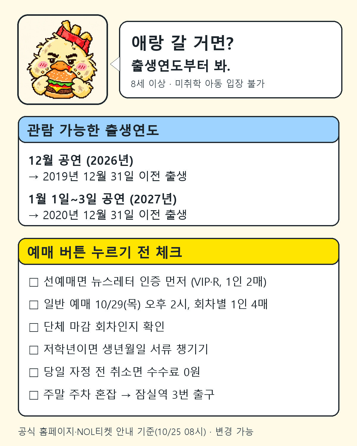 맥덕이 정리한 겨울왕국 관람 연령과 예매 전 체크리스트