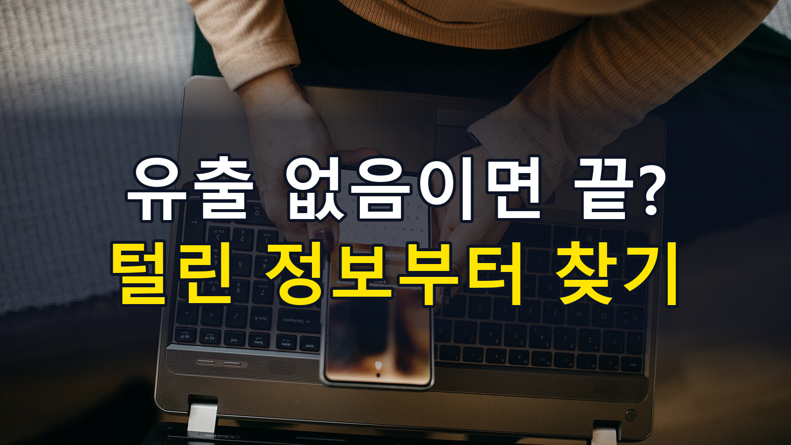 털린 내 정보 찾기·본인확인 내역 조회·웹사이트 탈퇴 대행｜개인정보 포털 이용 범위와 순서